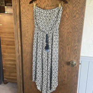 Blue & White Romper L‎